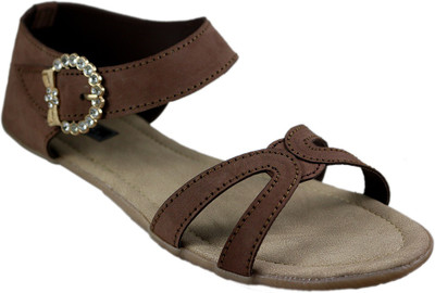 

HEROSHOELINE Women Brown Flats