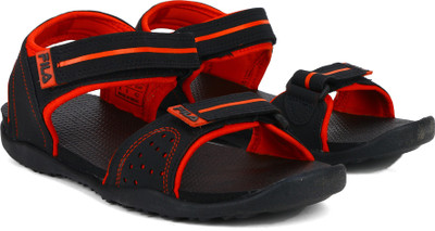 

Fila Men BLK/RD Sandals