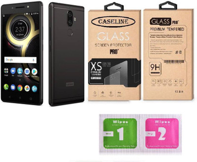 Caseline Tempered Glass Guard for Lenovo K8 Note(Pack of 1)