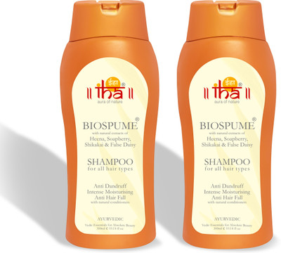 

IHA Ayurvedic Biospume Anti-Hairfall Shampoo (Pack of 2)(600 ml)