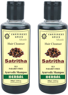 

Continent Spice Khadi Satritha Shampoo -(SLS-Paraben Free) CS682005(100 ml)