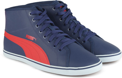 

Puma Elsu v2 Mid SL Sneakers For Men(Blue, Blue depths-poppy red