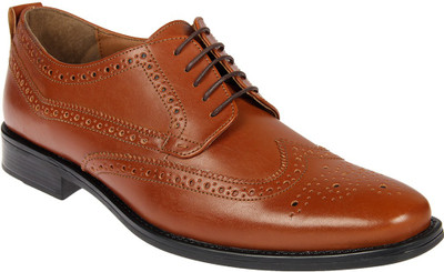

Knotty Derby Walden Brogue Derby Lace Up For Men(Tan