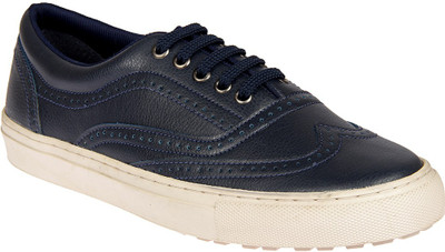 

Knotty Derby Alecto Wing Cap Brogue Sneakers For Men(Navy