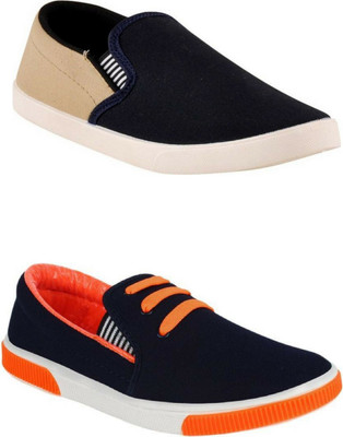 

Adclicks 2-Pair-Combo Loafers For Men(Multicolor