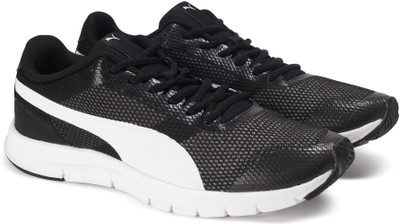 

Puma Flexracer Pro Running Shoes For Men(Black, White, Puma black-puma white