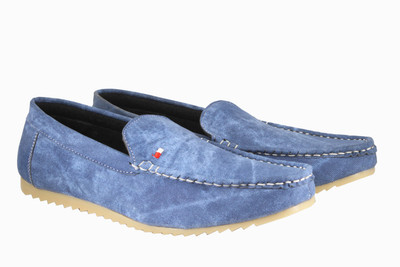 

LeatherKraft Loafers For Men(Blue
