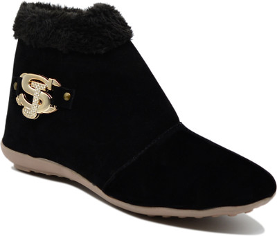 

Myra SJ Buckle Boots For Women(Black