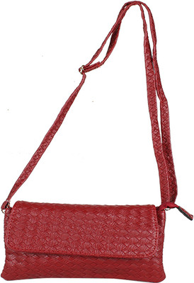 

Tamirha Women Casual Red Rexine Sling Bag