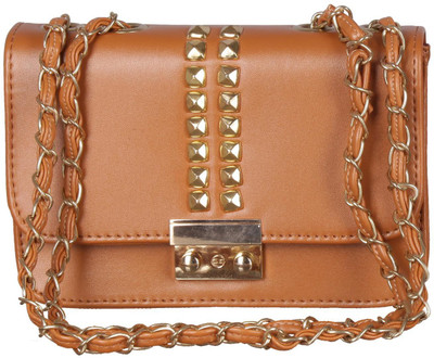 

aaradhya creations Girls Evening/Party Brown PU Sling Bag