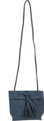 

Tamirha Women Casual Blue Rexine Sling Bag