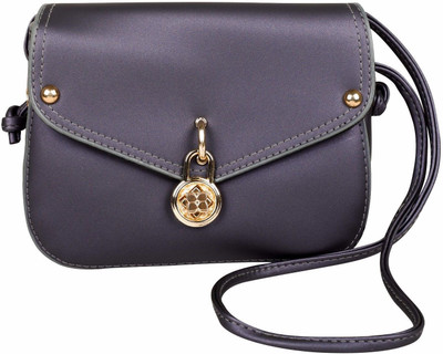 

Mei&Ge Girls Casual Purple PU Sling Bag