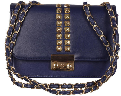 

aaradhya creations Girls Evening/Party Blue PU Sling Bag