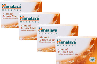 

Himalaya Almond and Rose Soap(500 g, Pack of 4)