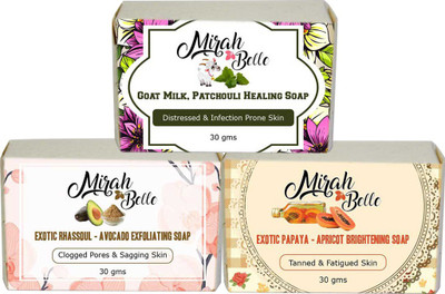 

Mirah Belle Naturals Skin Softening Soaps - Set 10(90 g, Pack of 3)
