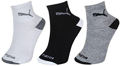 Puma Men's & Women's Solid Glean Length Socks(Pack of 3) available at flipkart for Rs.170