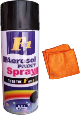 

F1 MatteBlack Spray Paint 450 ml(Pack of 1)