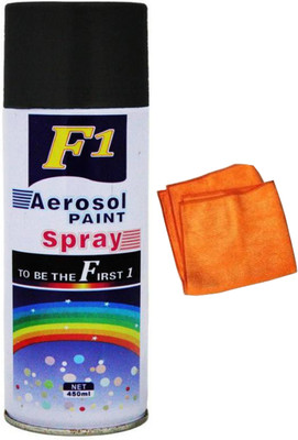 

F1 Black Spray Paint 450 ml(Pack of 1)