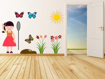 

WALLSTICK  vinyl Sticker(Pack of 1, Multicolor