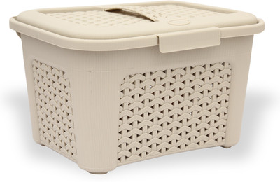 

Jaypee Plus Karma Basket ,Beige Storage Basket(Pack of 1)