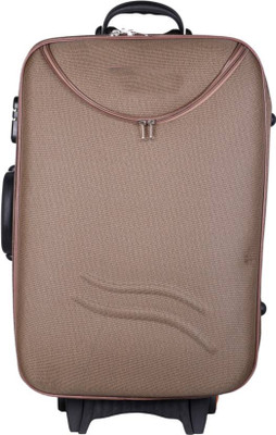 

Aqeeq Chand Type Luggage Bag Brown Expandable Cabin Luggage -  inch(Beige
