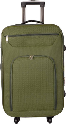 

Aqeeq Traveller's Choice Luggage Green Expandable Cabin Luggage -  inch(Green
