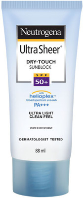 

Neutrogena Ultra Sheer Dry - Touch Sunblock - SPF 50 PA+++(88 ml)