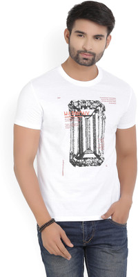 Van Heusen Sport Solid Men Round Neck White T-Shirt Flipkart
