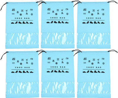 

Indus Innova Shoe Pouch(Blue), Aquamarine blue