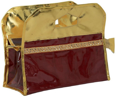 

RK Brands Designer Cosmetic Kit, Shaving Kit Travel Toiletry Kit(Red)