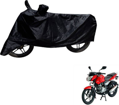 Blossom Trendz Two Wheeler Cover for Bajaj(Pulsar 135 LS DTS-i, Black)