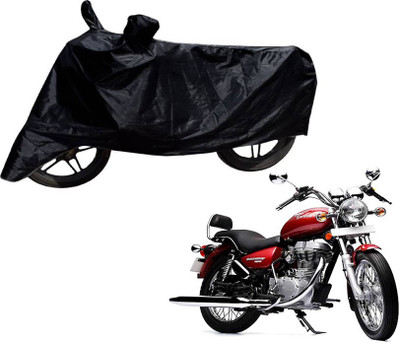 Blossom Trendz Two Wheeler Cover for Royal Enfield(Twin spark, Black)