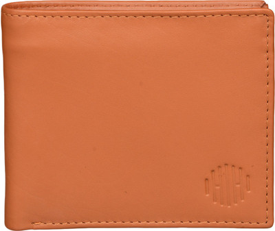 Hide & Hues Men Tan Genuine Leather Wallet(11 Card Slots)