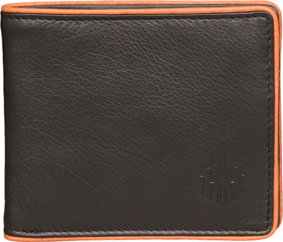 

Hide & Hues Men Black Genuine Leather Wallet(11 Card Slots)