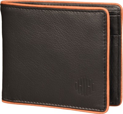 

Hide & Hues Men Black Genuine Leather Wallet(3 Card Slots), Black-fn