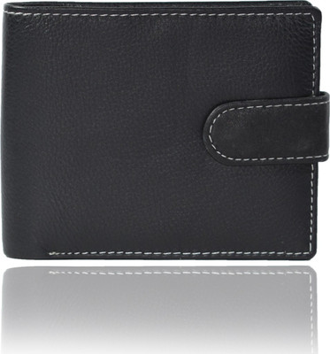 

Death By Color Men Black Genuine Leather Wallet(6 Card Slots)