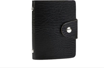 

Besto Men Black, Brown Artificial Leather Card Holder(10 Card Slots), Brown;black