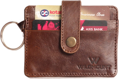 

Wildmount Men Brown Genuine Leather Card Holder(4 Card Slots)
