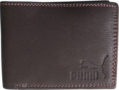 

Puma Men Brown Genuine Leather Wallet(4 Card Slots)