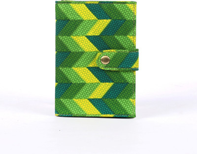 

Ethnic Rajasthan Women Green Fabric Card Holder(4 Card Slots)