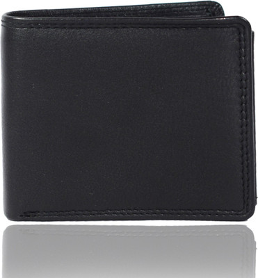 

Zeebros Men Black Genuine Leather Wallet(11 Card Slots)