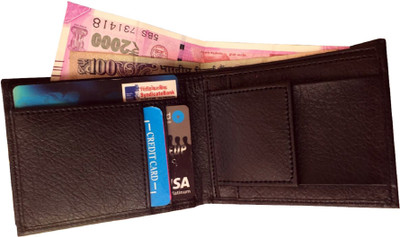 

Poland Boys Black Artificial Leather, Genuine Leather Wallet(4 Card Slots)