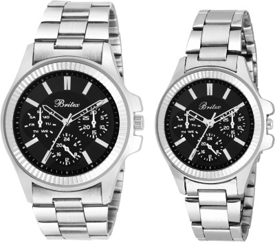 Britex BT4132-6232 He & She ~Free size pack of 2 Watch  - For Couple   Watches  (Britex)