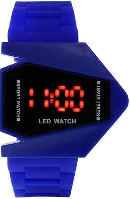 View Nubela Blue Color Rocket Shape Digital Led Watch  - For Boys Wrist Watches Price Online(NUBELA)