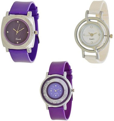 LEBENSZEIT New Fashion Round Multicolor Pack Of 3 Watch Combo For Women And Girls Watch  - For Girls   Watches  (LEBENSZEIT)