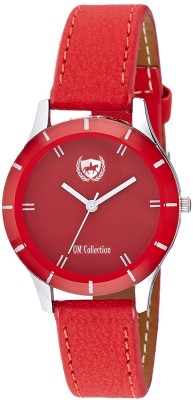 Om Collection Presents beautiful designer red dail and red band ladies/women/girlswatches_omwt-39 Hybrid Watch  - For Girls   Watches  (OM Collection)