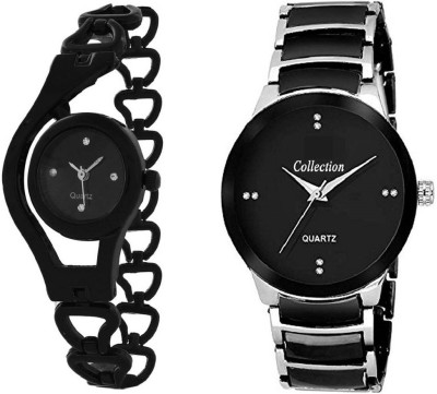 LAVISHABLE Glory Chain Black silver Watch - For Women Watch  - For Men & Women   Watches  (Lavishable)