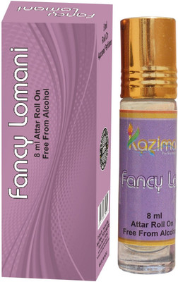 

KAZIMA Fancy Lomani Rollon Attar 8 ML - Pure Natural Perfume for Unisex Floral Attar(Floral)