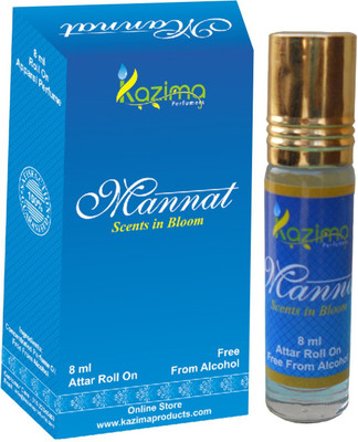 

KAZIMA Mannat Rollon Attar 8 ML - Pure Natural Perfume for Unisex Floral Attar(Floral)