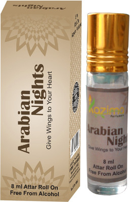 

KAZIMA Arabian Night Rollon Attar 8 ML - Pure Natural Perfume for Unisex Floral Attar(Floral)
